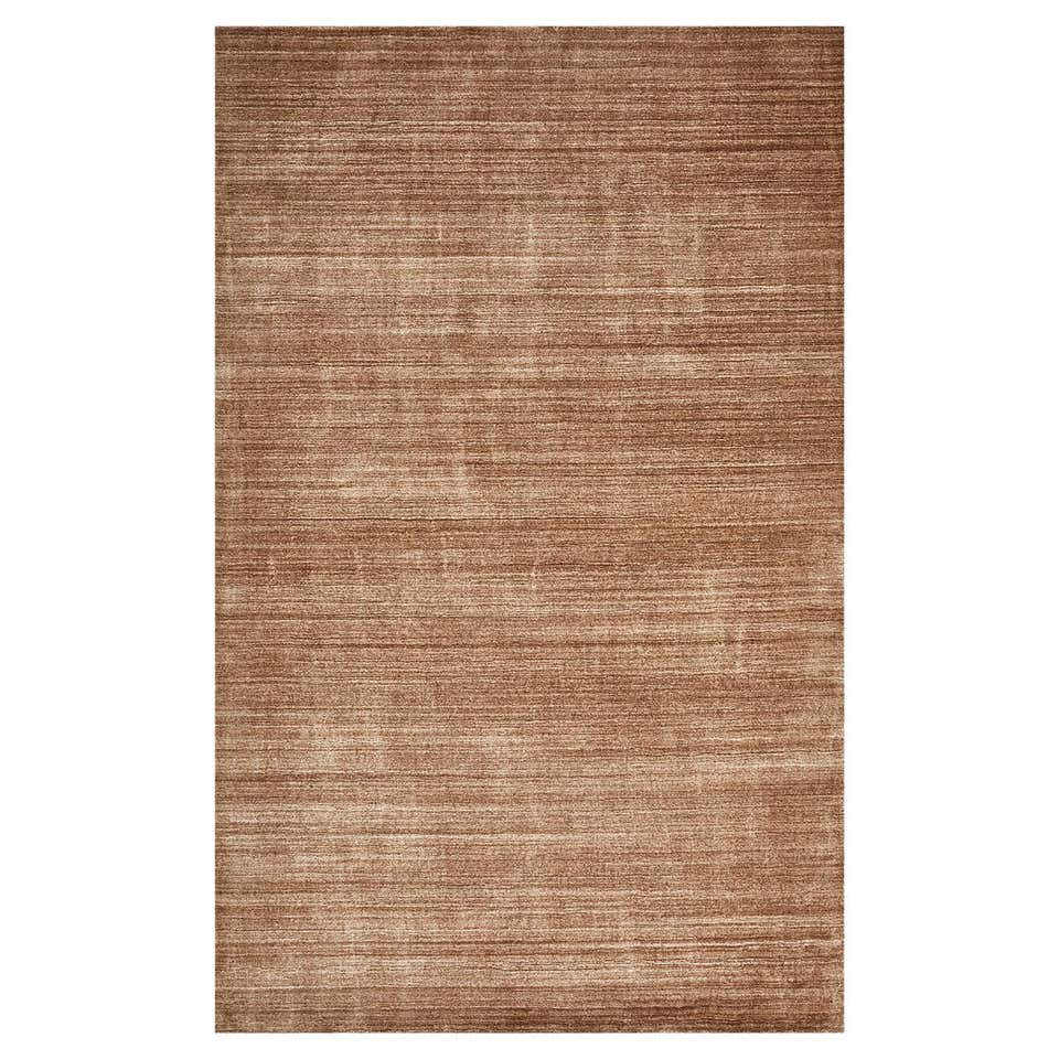 Rug and Kilim’s Modern Rug in Solid Beige For Sale at 1stDibs