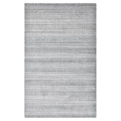 Solo Rugs Tapis moderne solide tissé à la main gris 8 x 10