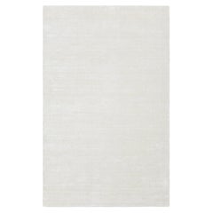 Solo Rugs Alfombra moderna tejida a mano marfil 5 x 8