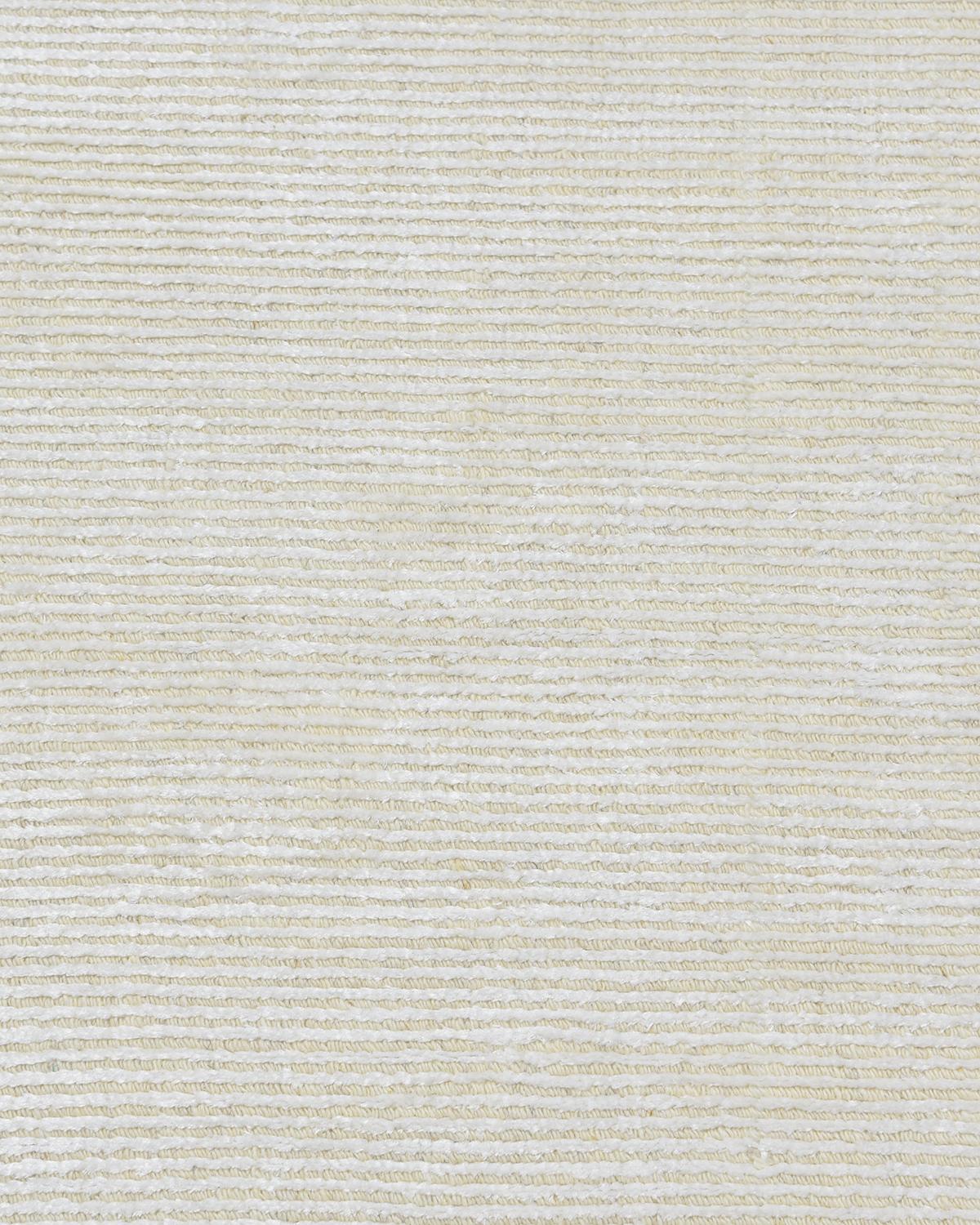 Indian Solo Rugs Solid Modern Hand Loomed Ivory Area Rug For Sale
