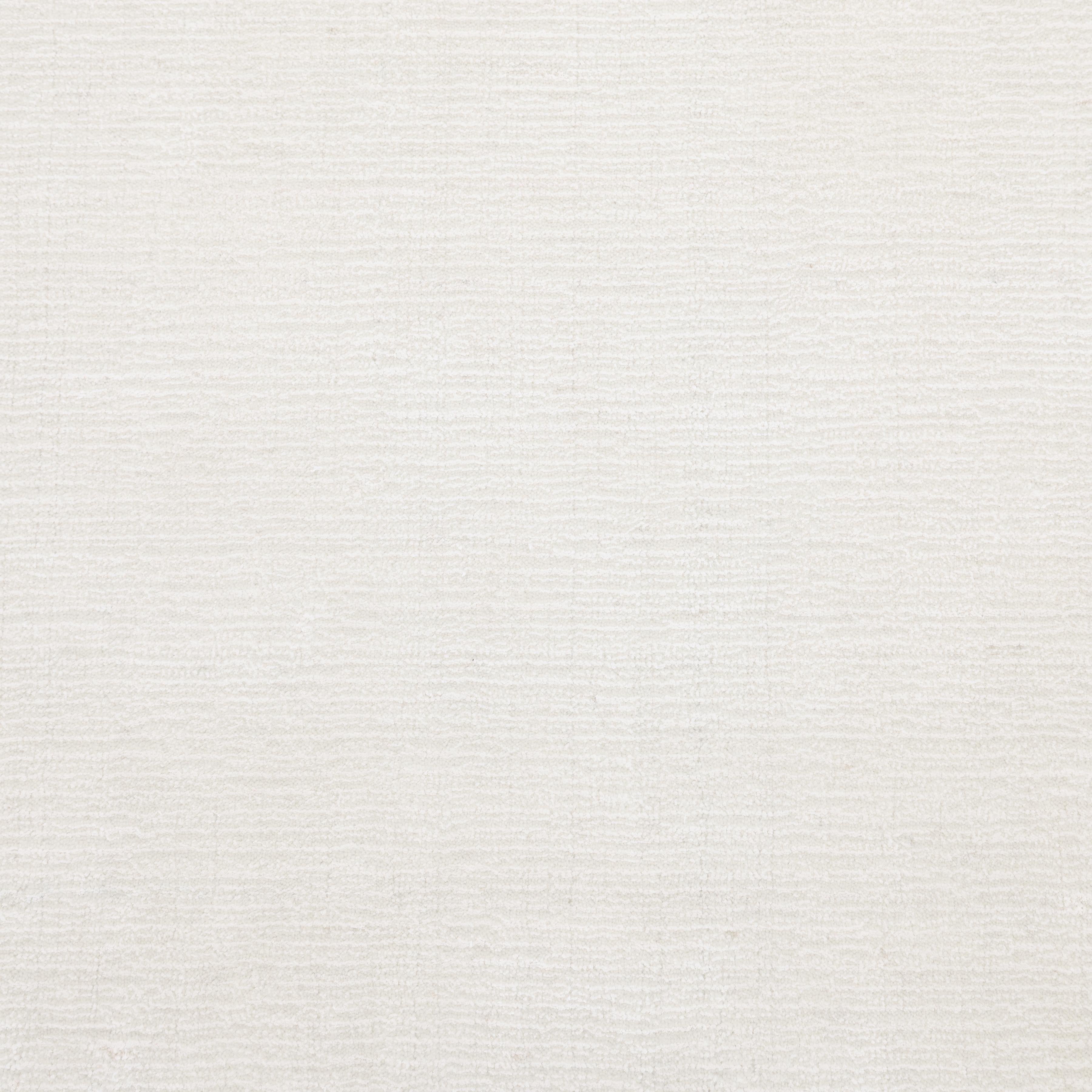 Indian Contemporary Solid Hand Made Ivory Area Rug 8' 0