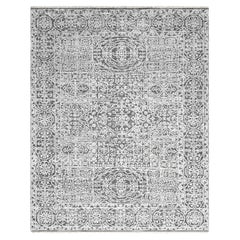 Solo Teppiche Transitional  Hand Loom Gray 8 x 10 Vorleger
