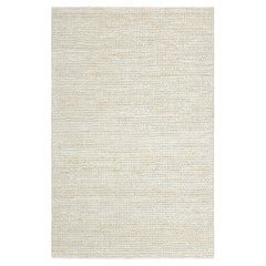 Solo Rugs Transitional Jute Solid Hand Woven Beige Area Rug