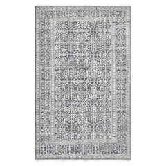 Solo Rugs Transitional Oriental Hand Knotted Gray Area Rug