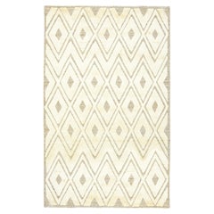 Tapis tribal tissé à la main beige Solo Rugs