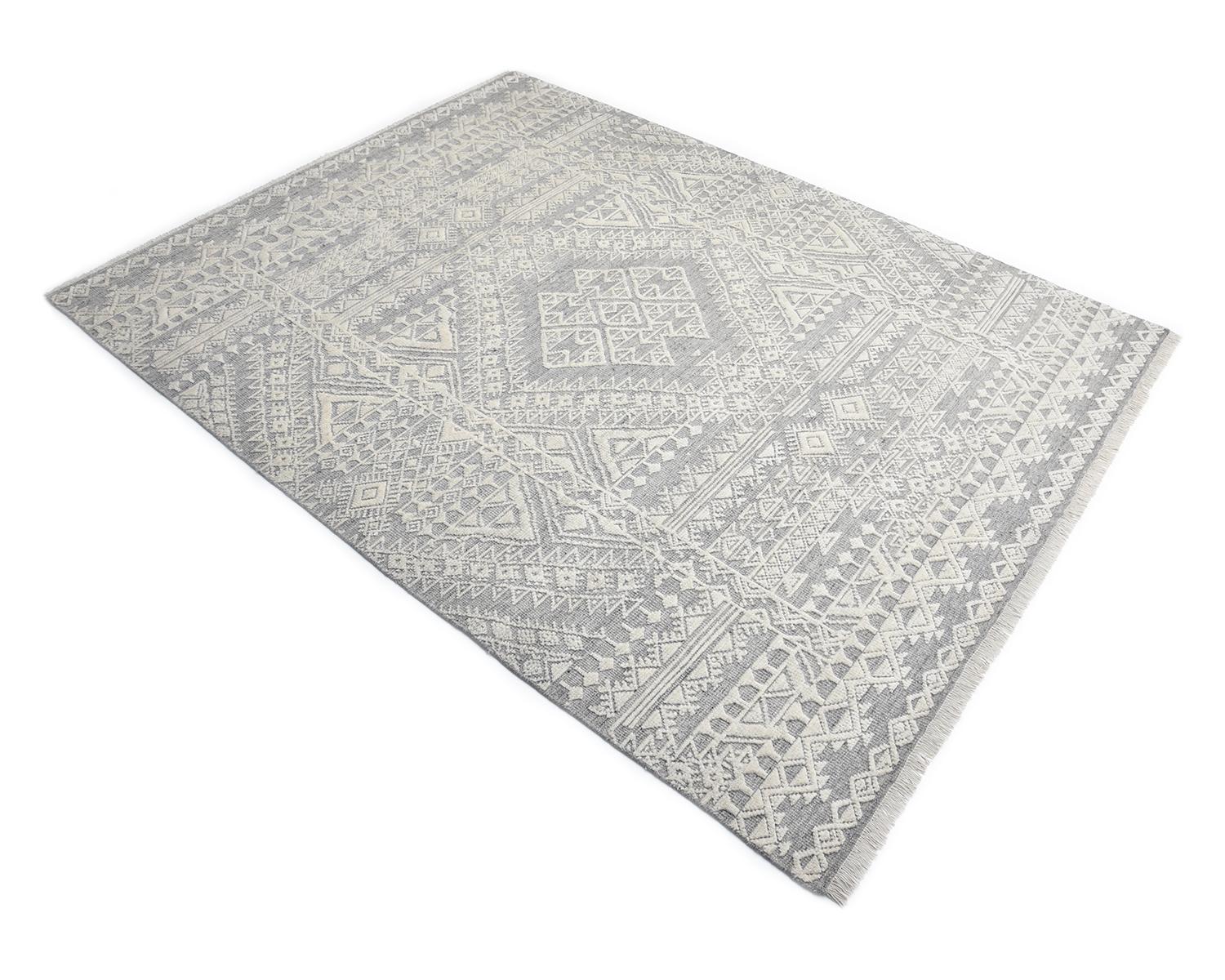 Solo Rugs Tribal Oriental Hand Knotted Ivory Area Rug For Sale 1