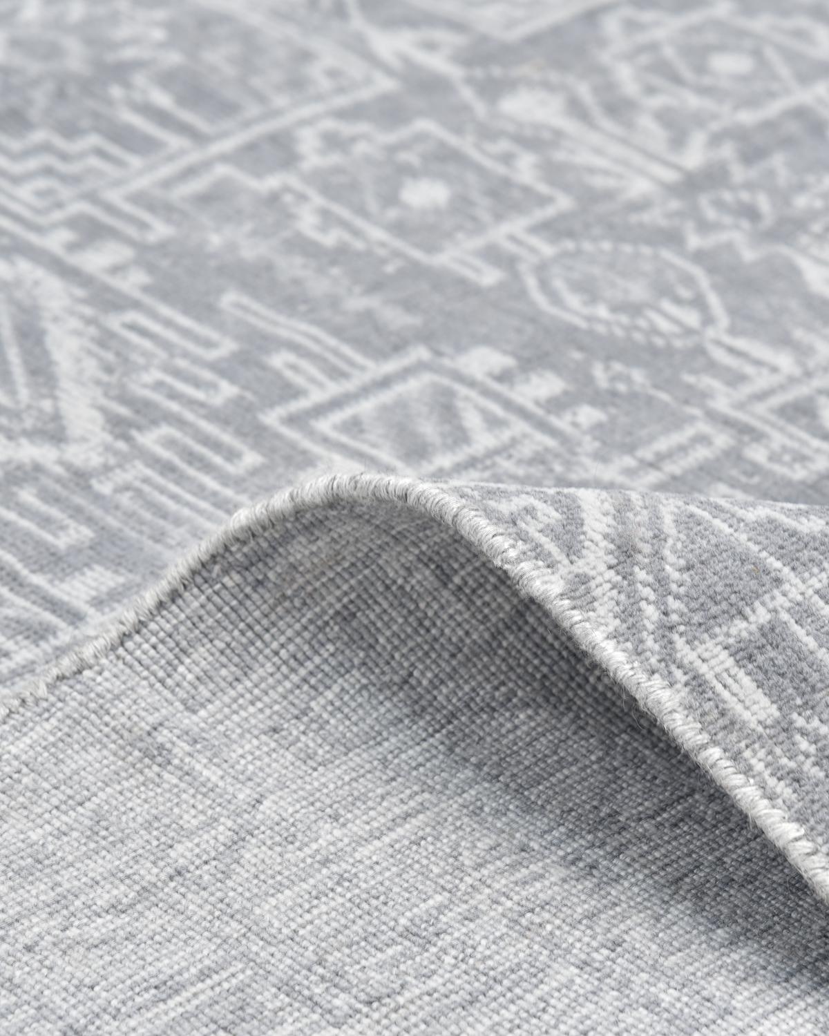 Solo Rugs Tribal Oriental Hand Loom Gray Area Rug In New Condition In Norwalk, CT