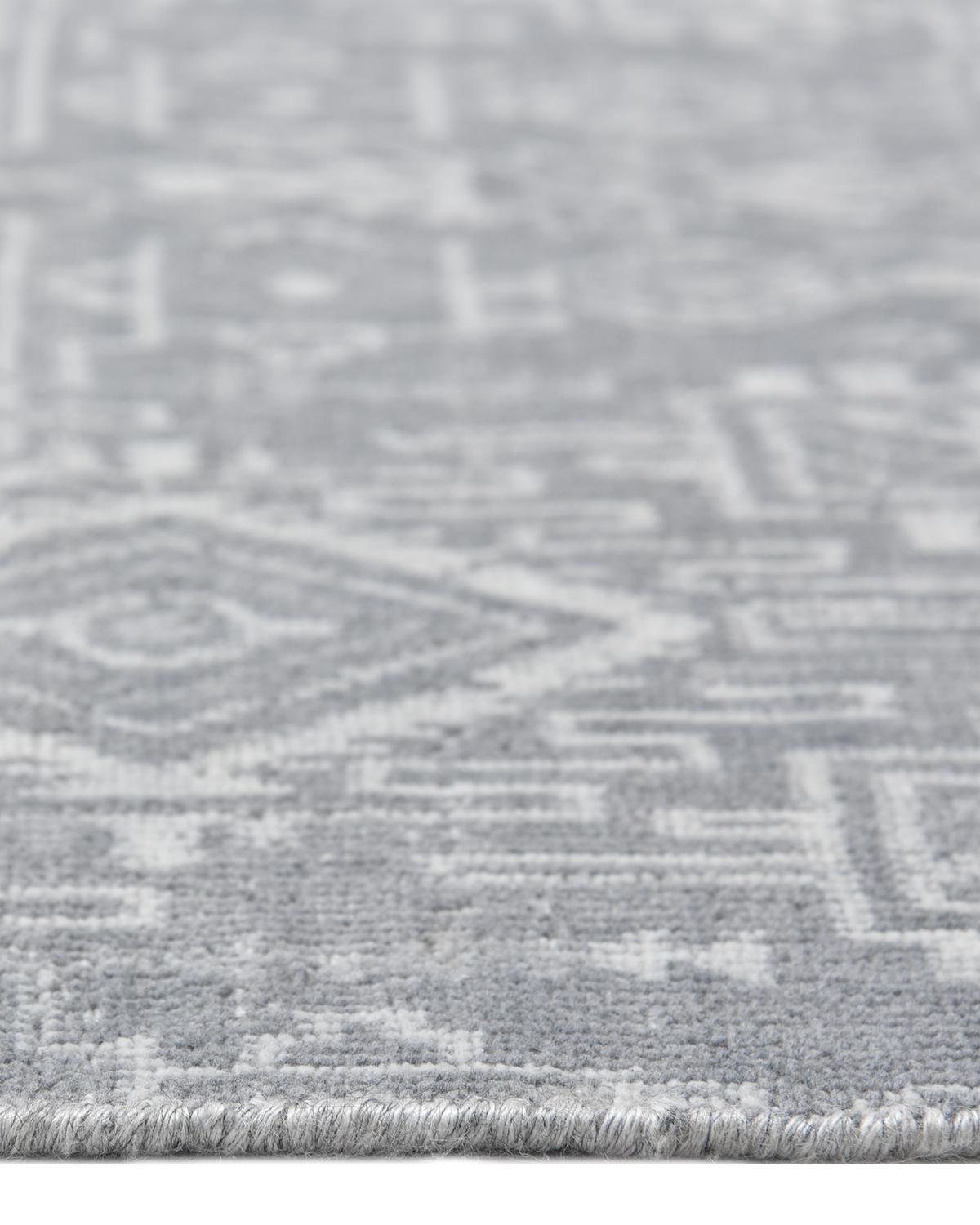 Contemporary Solo Rugs Tribal Oriental Hand Loom Gray Area Rug