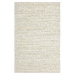 Solo Rugs Wayne Contemporary Solid Handmade Area Rug Beige
