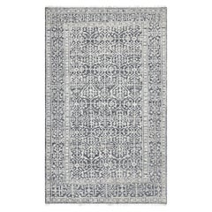 Tapis Solo Yvonne Contemporary Oriental Handmade Tapis Gris