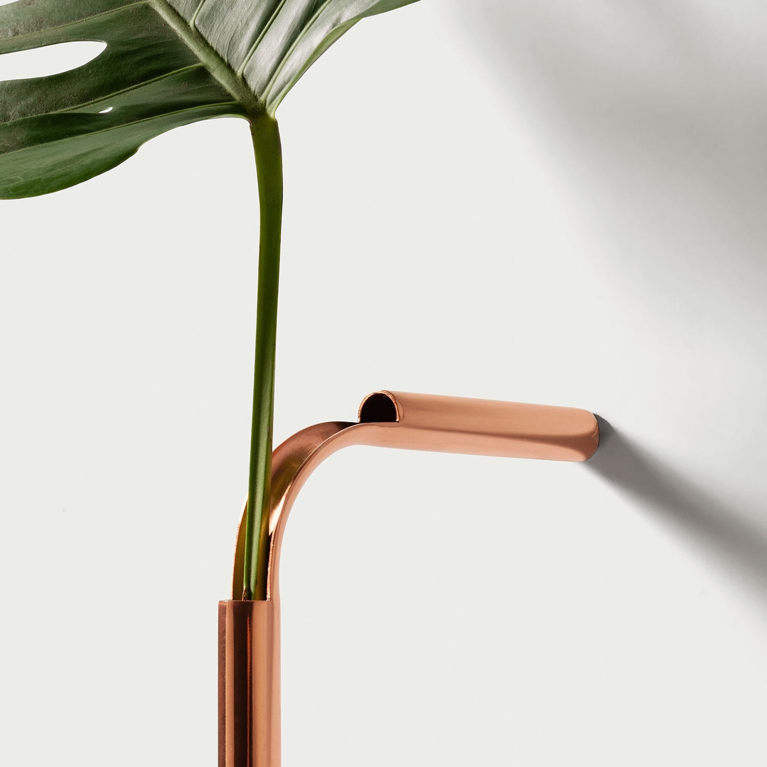 Solo Vase aus Kupfer von Wentz:: brasilianisches zeitgenössisches Design (Minimalistisch) im Angebot