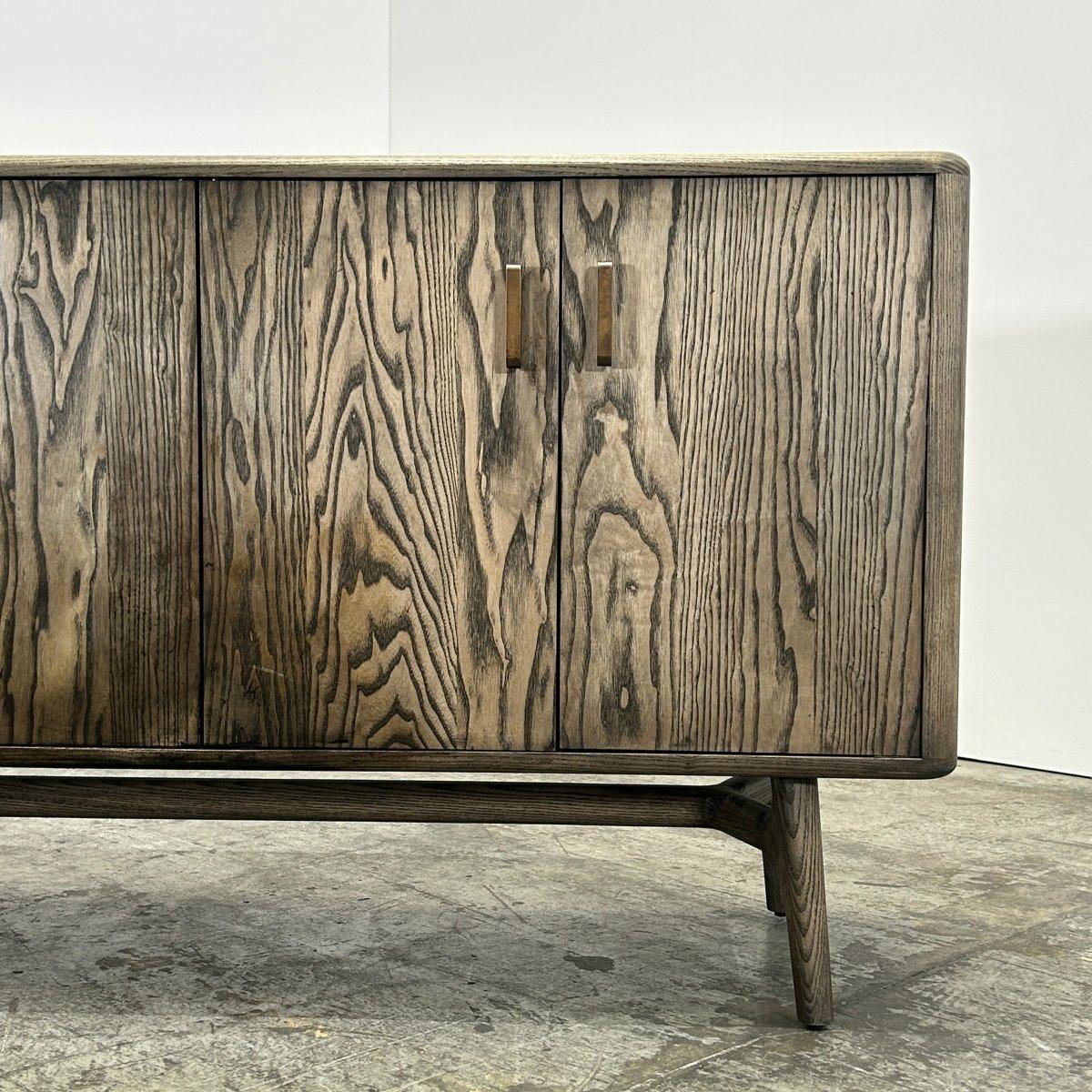 Italian Solo Wide Four Door Cabinet by De La Espada For Sale