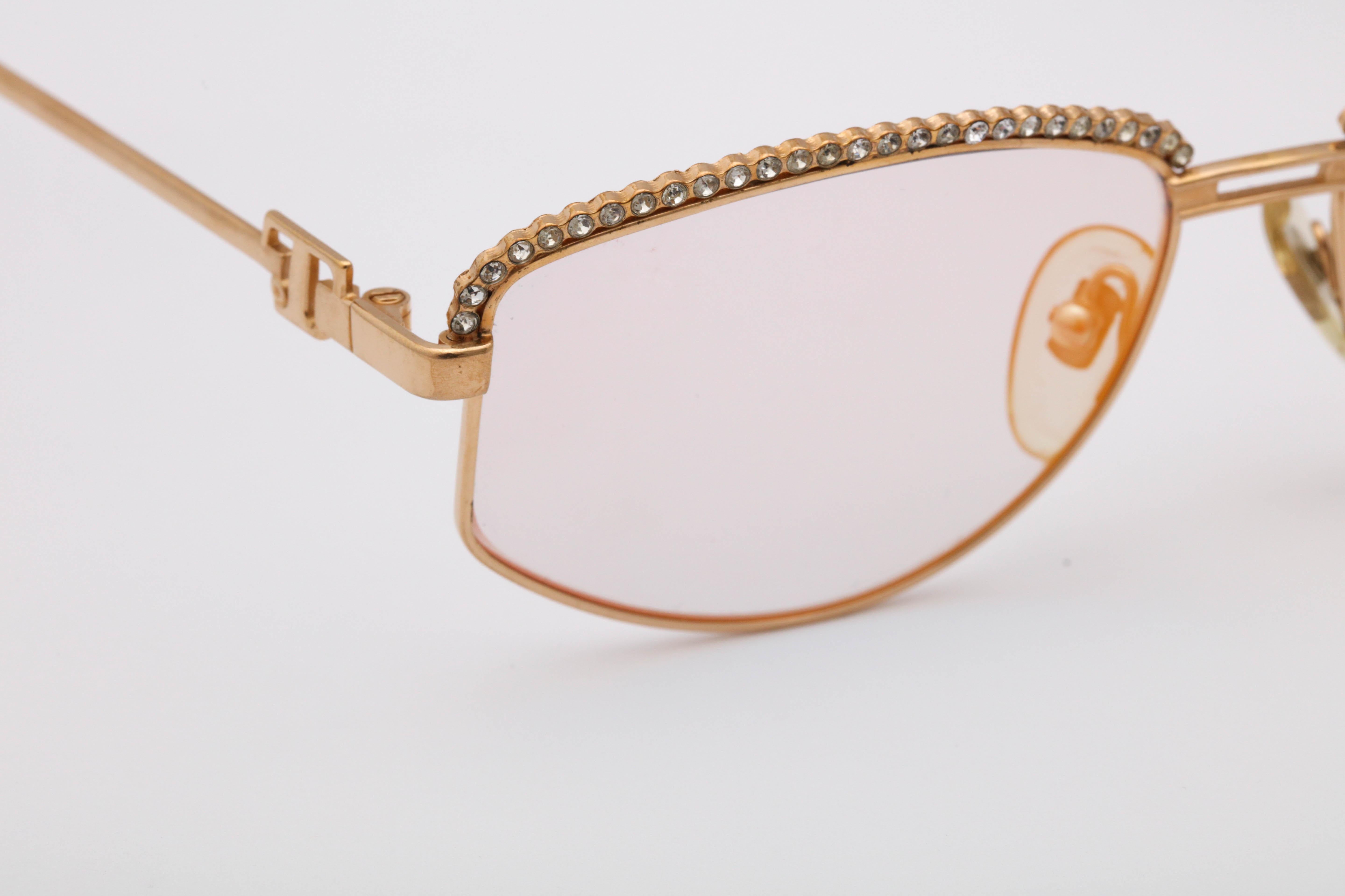 Soloist Of Tiffany Vintage Sunglasses T1/04 In Excellent Condition For Sale In Chicago, IL