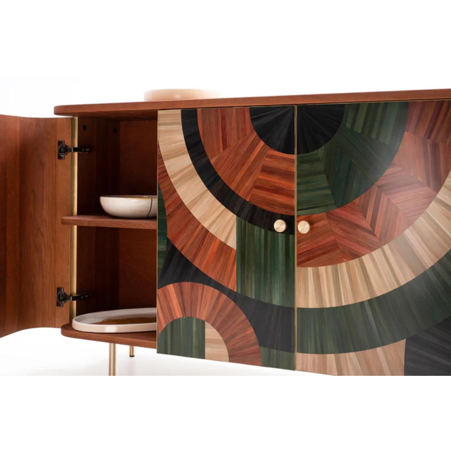 Laiton Solomia 4 Cabinet par Ruda Studio en vente