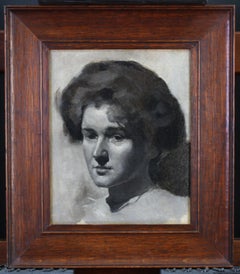 Antique Portrait of Ethel Gabain artist