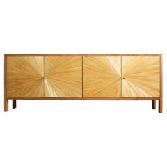 Solstice by Seve Quantum Design 'France', Straw Marquetry Sideboard