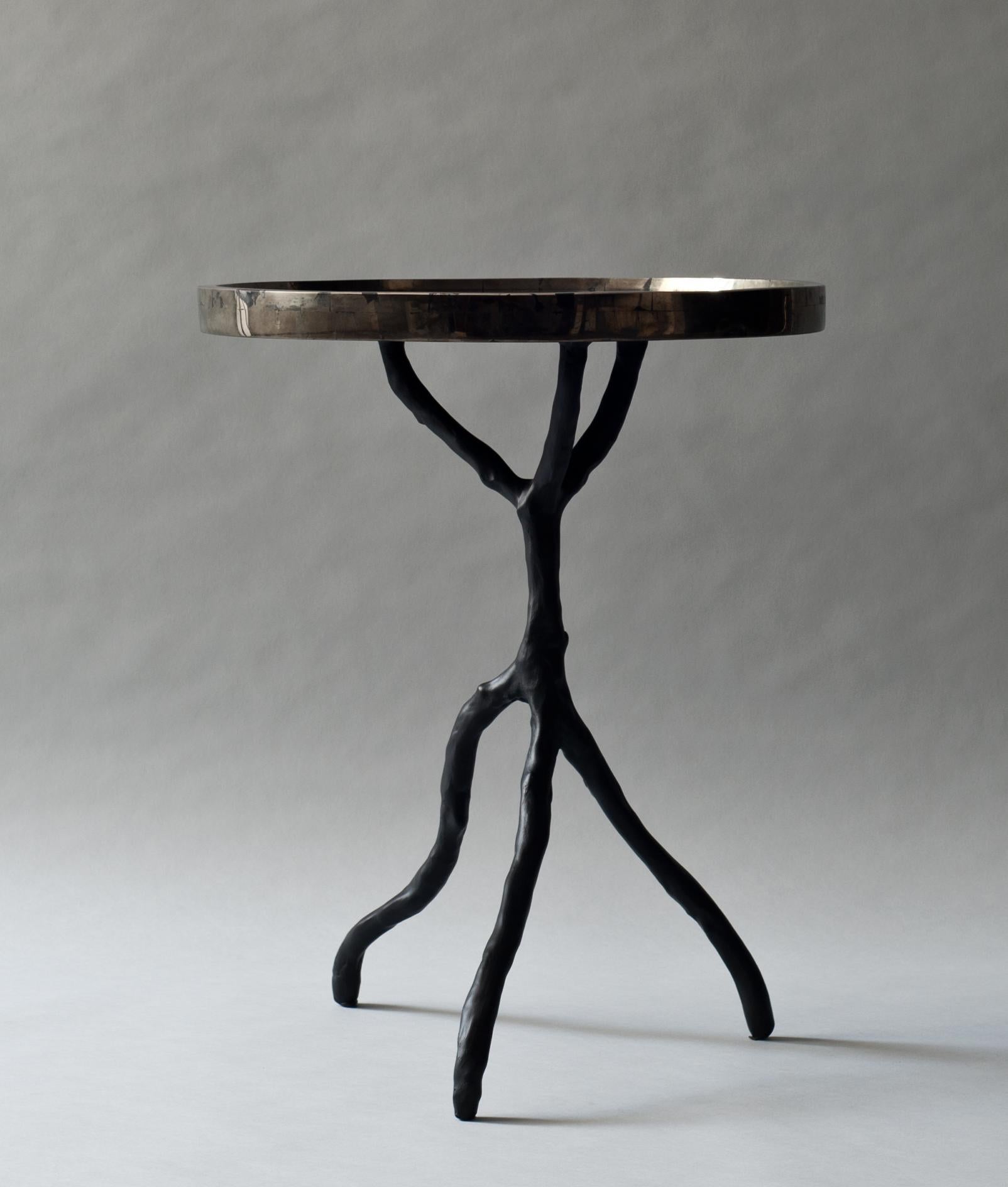 Modern Solstice Side Table by Demuro Das For Sale