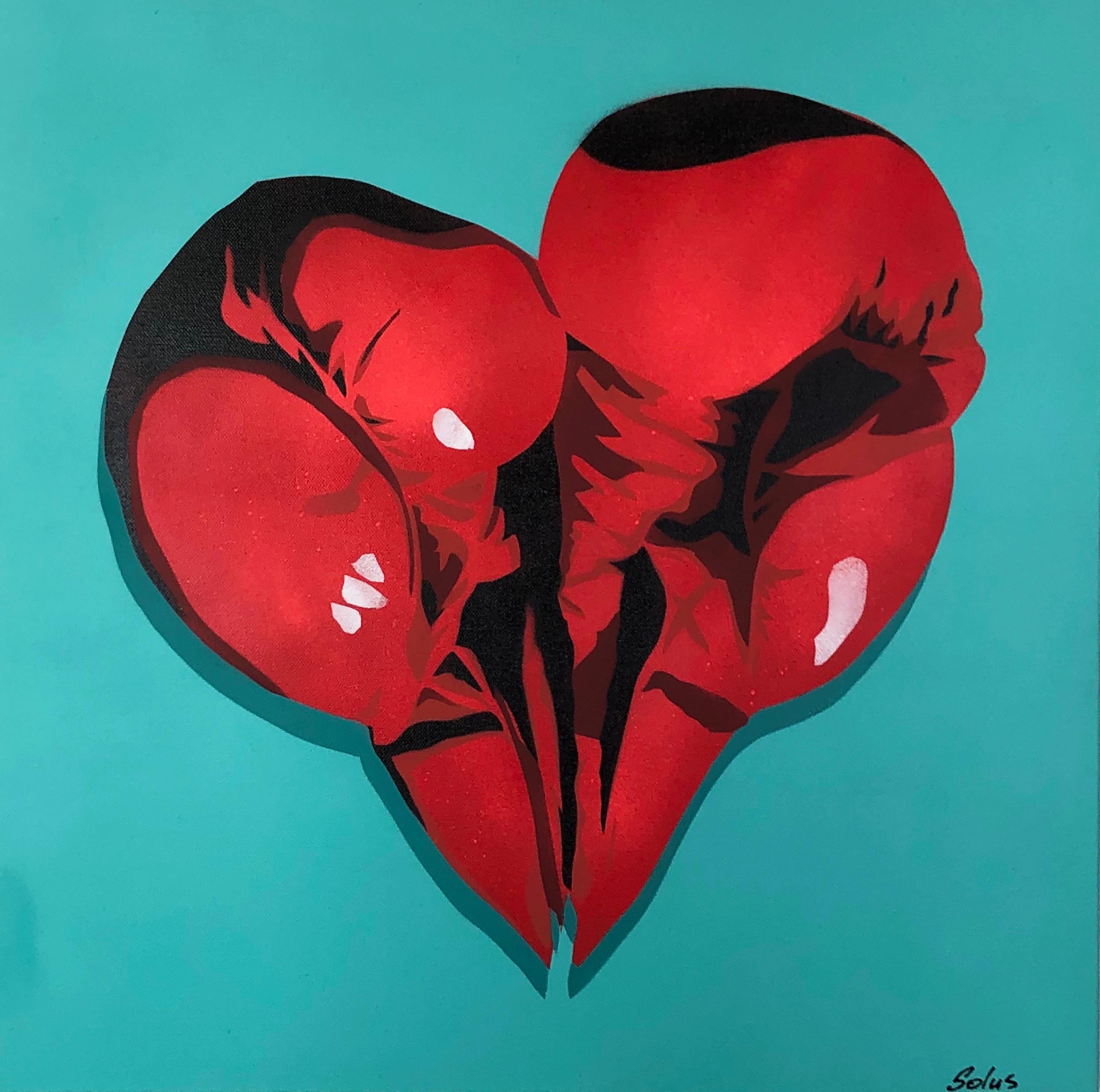 Fight For Love - Painting by Solus