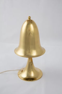 Solve Carlsson Helsingborg Brass Mushroom Lamp