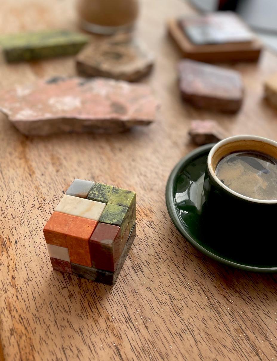Cubo de Soma de colores Puzzle 3D de piedras preciosas Tallado