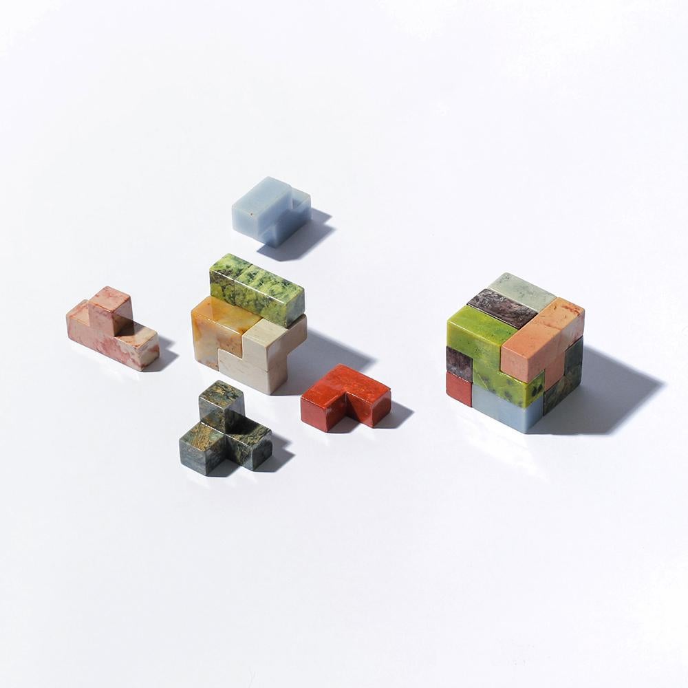 Cubo de Soma de colores Puzzle 3D de piedras preciosas en Nuevo Estado en Pacasmayo, PE