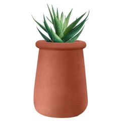 Jardinera mediana de terracota Soma by Indigenus