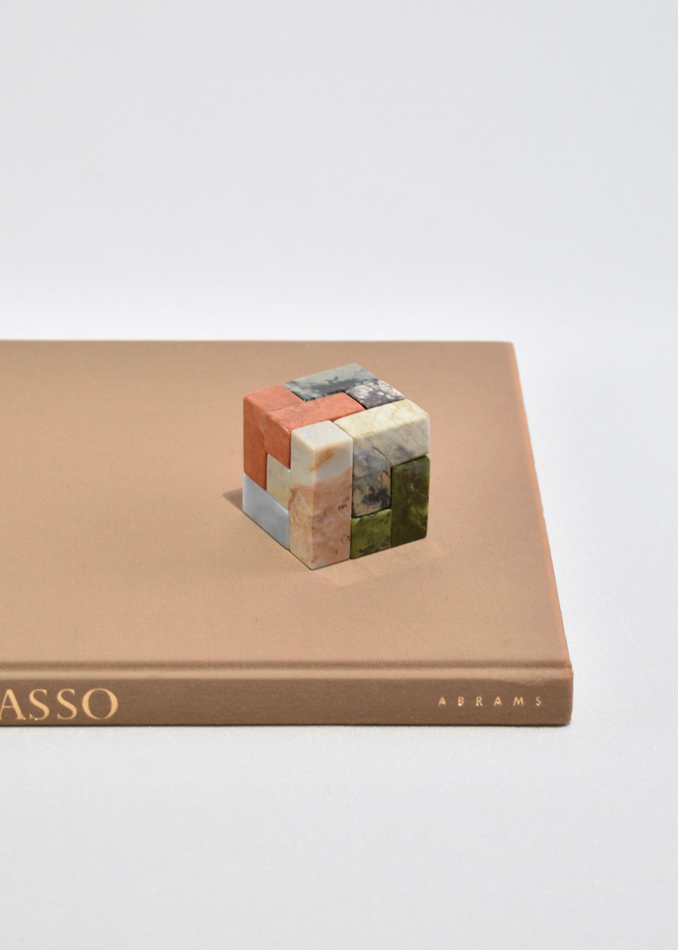Modern Soma Mini Cube Sculpture