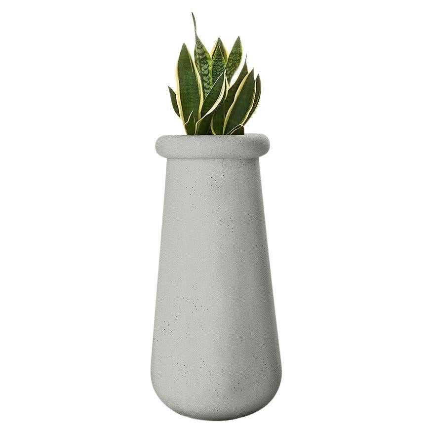 Soma Slim XS Grey Stone Planter by Indigenus