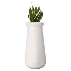 Fioriera in pietra Soma Slim XS White di Indigenus
