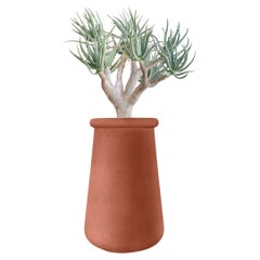 Soma Tall Terracotta Planter by Indigenus