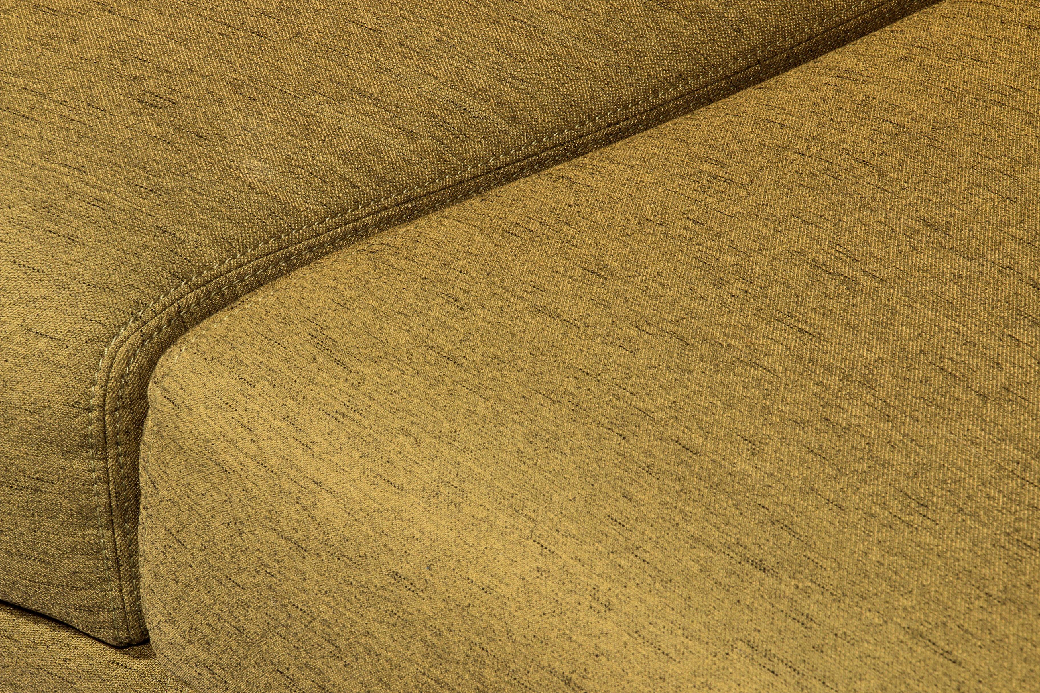 Somaschini x Dainelli Studio – Vintage Two-Seater Sofa in Lime & Maize Yellow For Sale 4