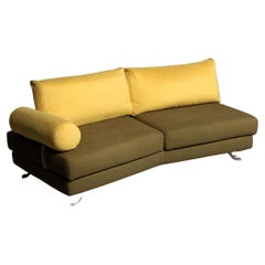Somaschini x Dainelli Studio – Used Two-Seater Sofa in Lime & Maize Yellow
