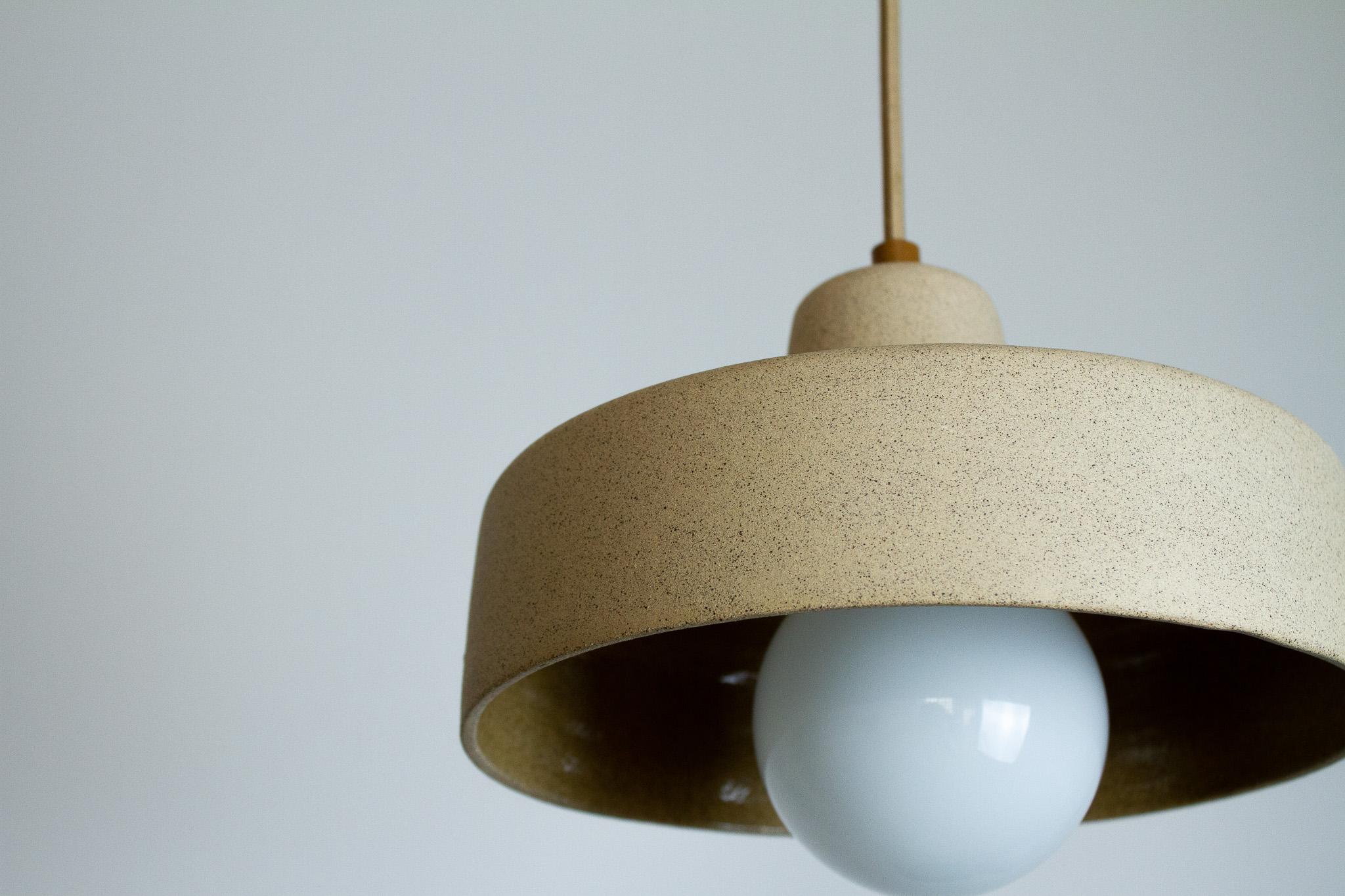 Sombreira pendant - sand with spots - Romaria Collection For Sale 1