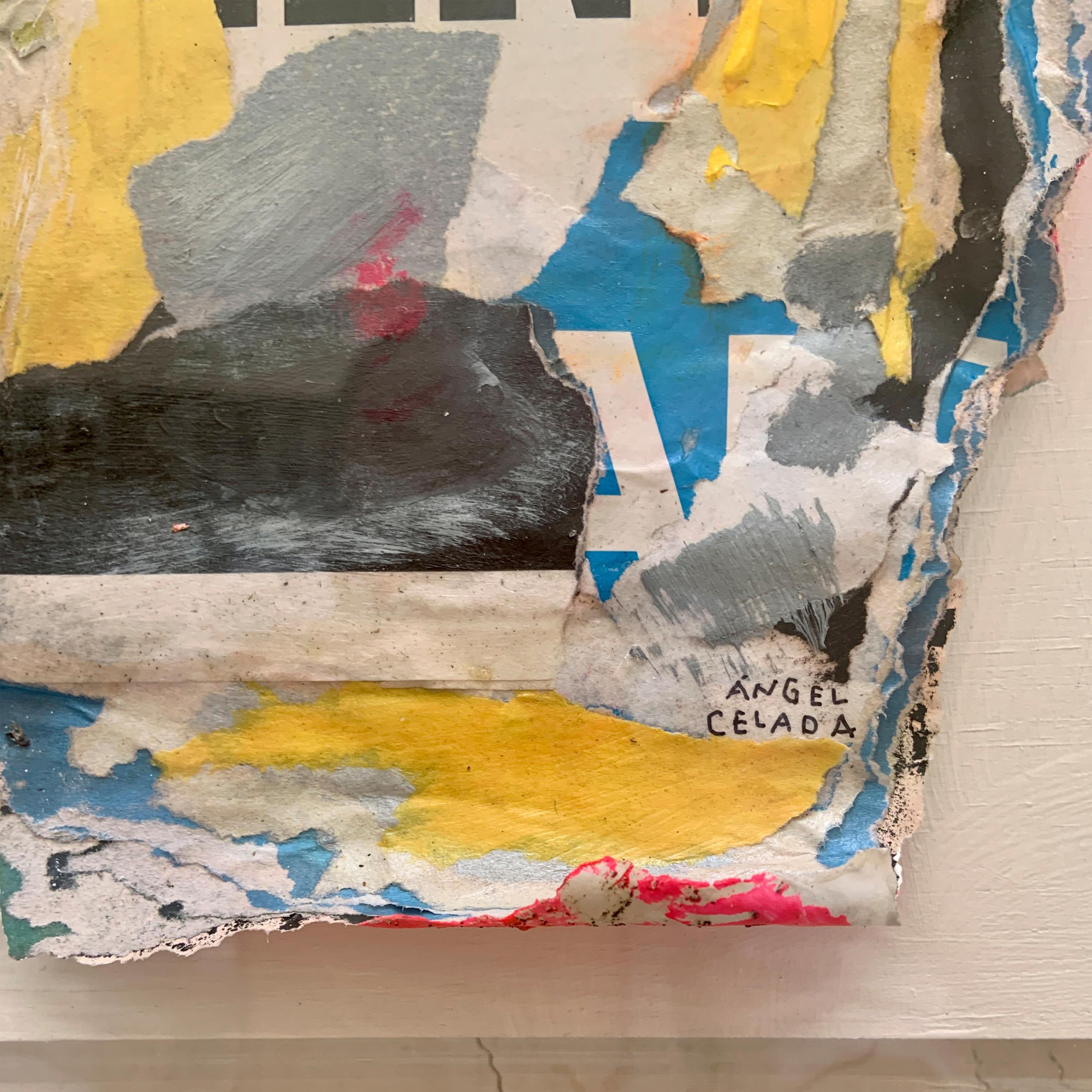 Sombrero y saxo 2 von Ángel Celada, Valencia, 2024 (Moderne) im Angebot