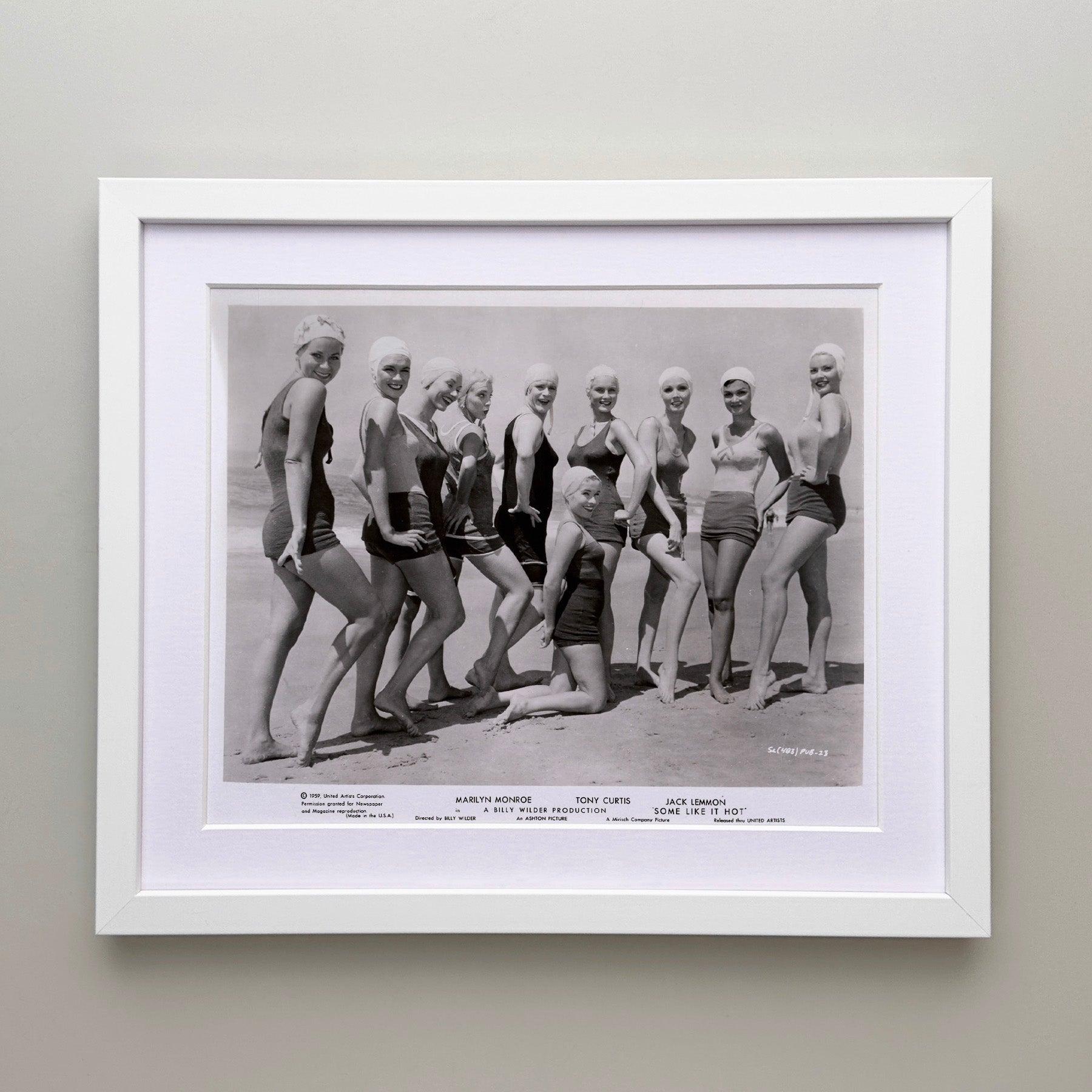 Manche mögen's heiß 1959 Werbung Film Film Presse Standbild Gerahmt (amerikanisch) im Angebot