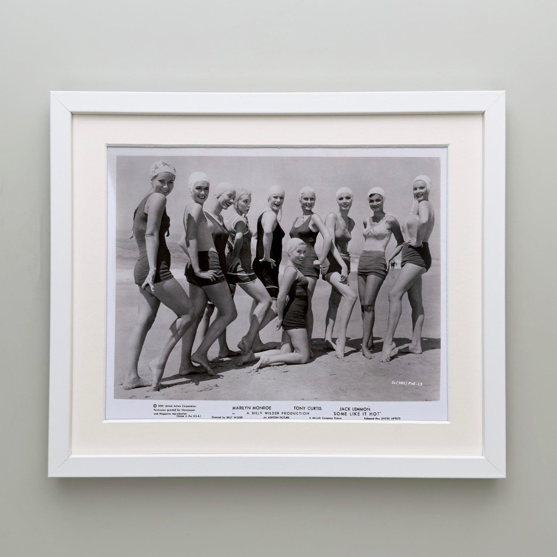 Manche mögen's heiß 1959 Werbung Film Film Presse Standbild Gerahmt im Zustand „Hervorragend“ im Angebot in Bath, Somerset
