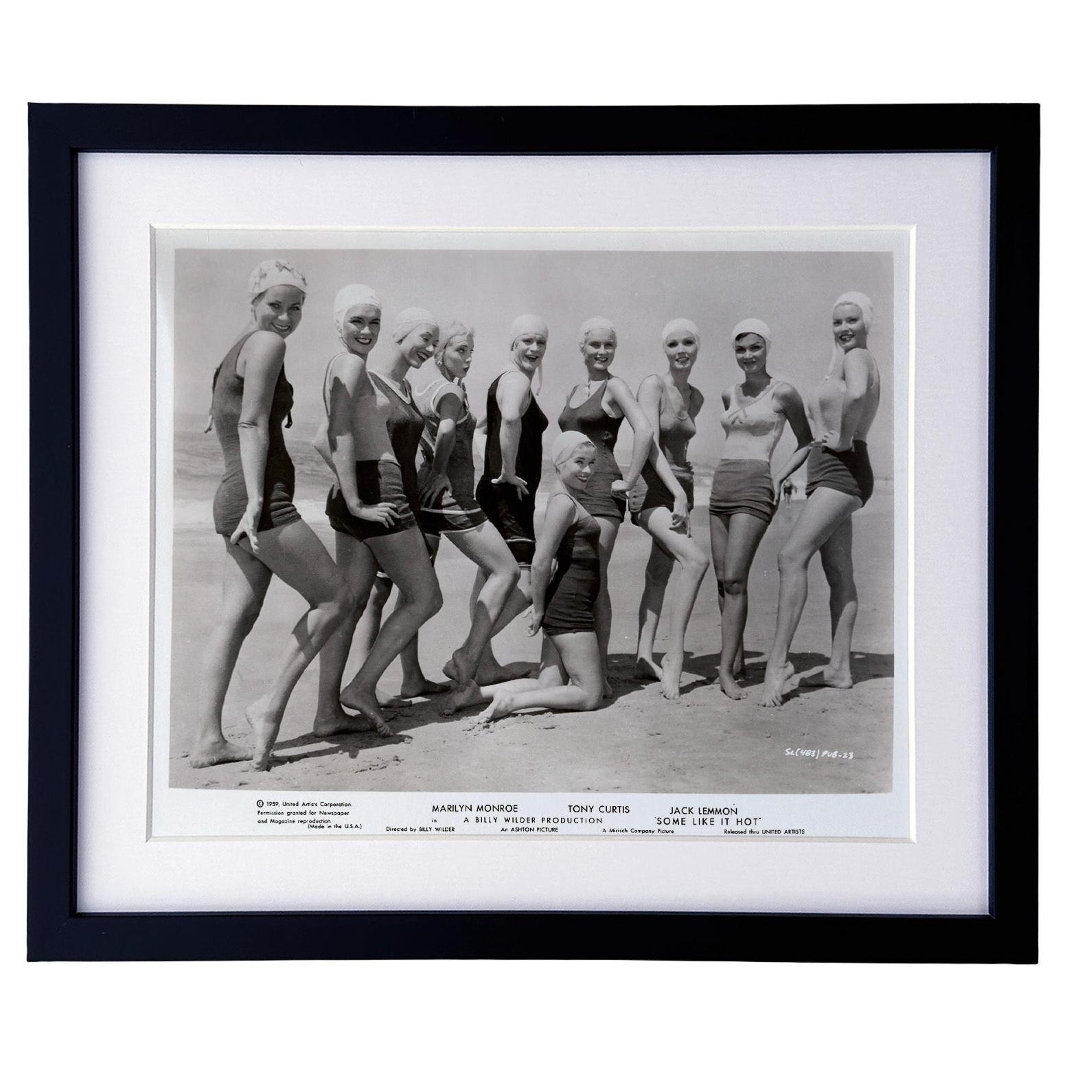 Manche mögen's heiß 1959 Werbung Film Film Presse Standbild Gerahmt