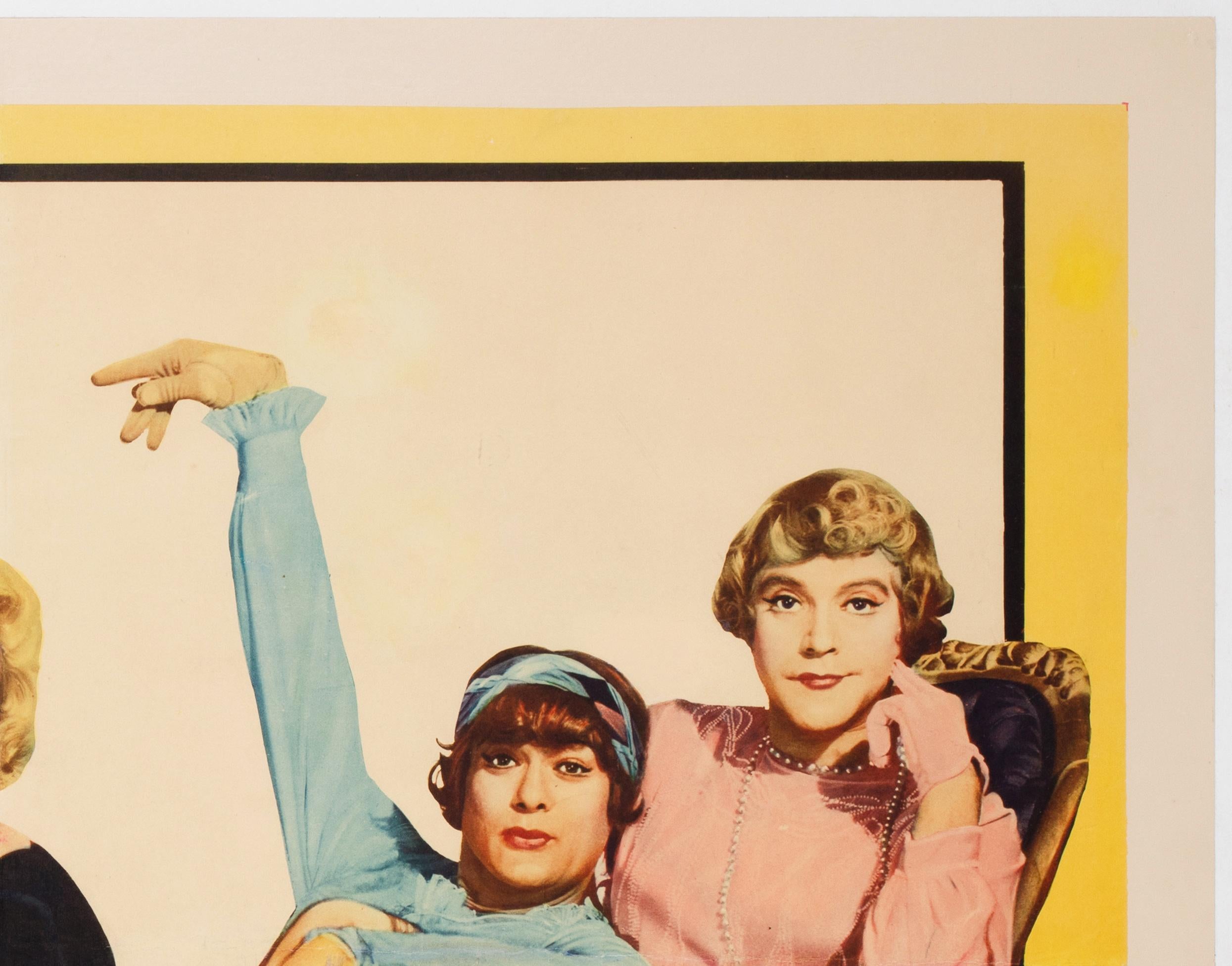 Einige Like it Hot 1959 US 1/2 Blatt Stil B Filmplakat im Zustand „Gut“ im Angebot in Bath, Somerset