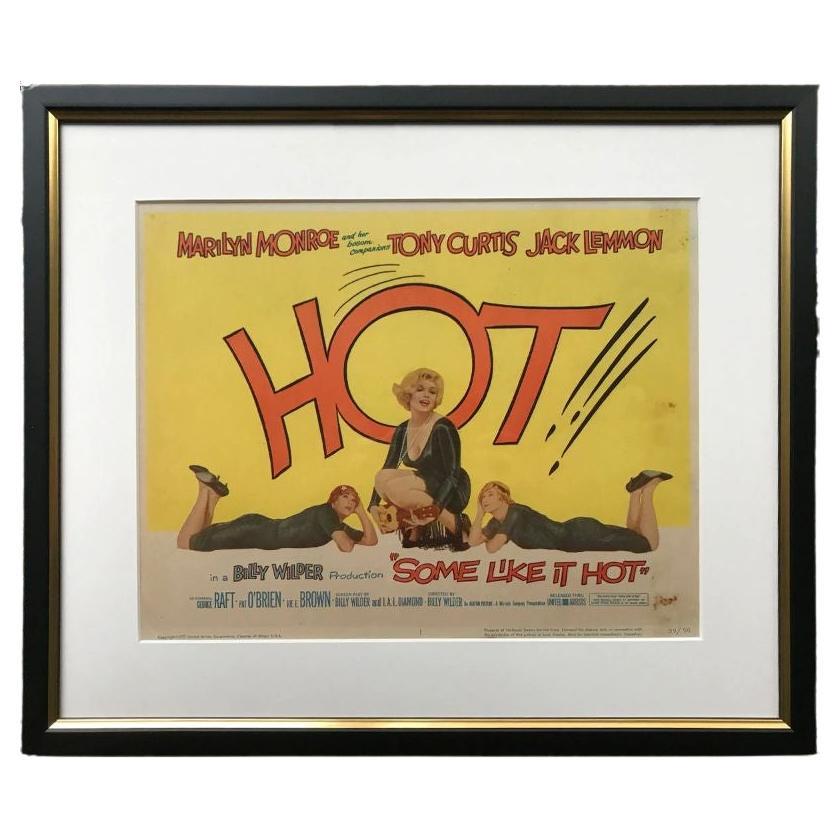 Some Like It Hot, Framed Poster, 1959 For Sale