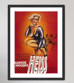 Some Like It Hot (German) Original Poster, 1959