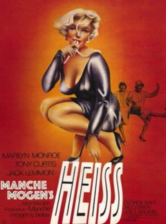 Some Like It Hot (German) Original Poster, 1959