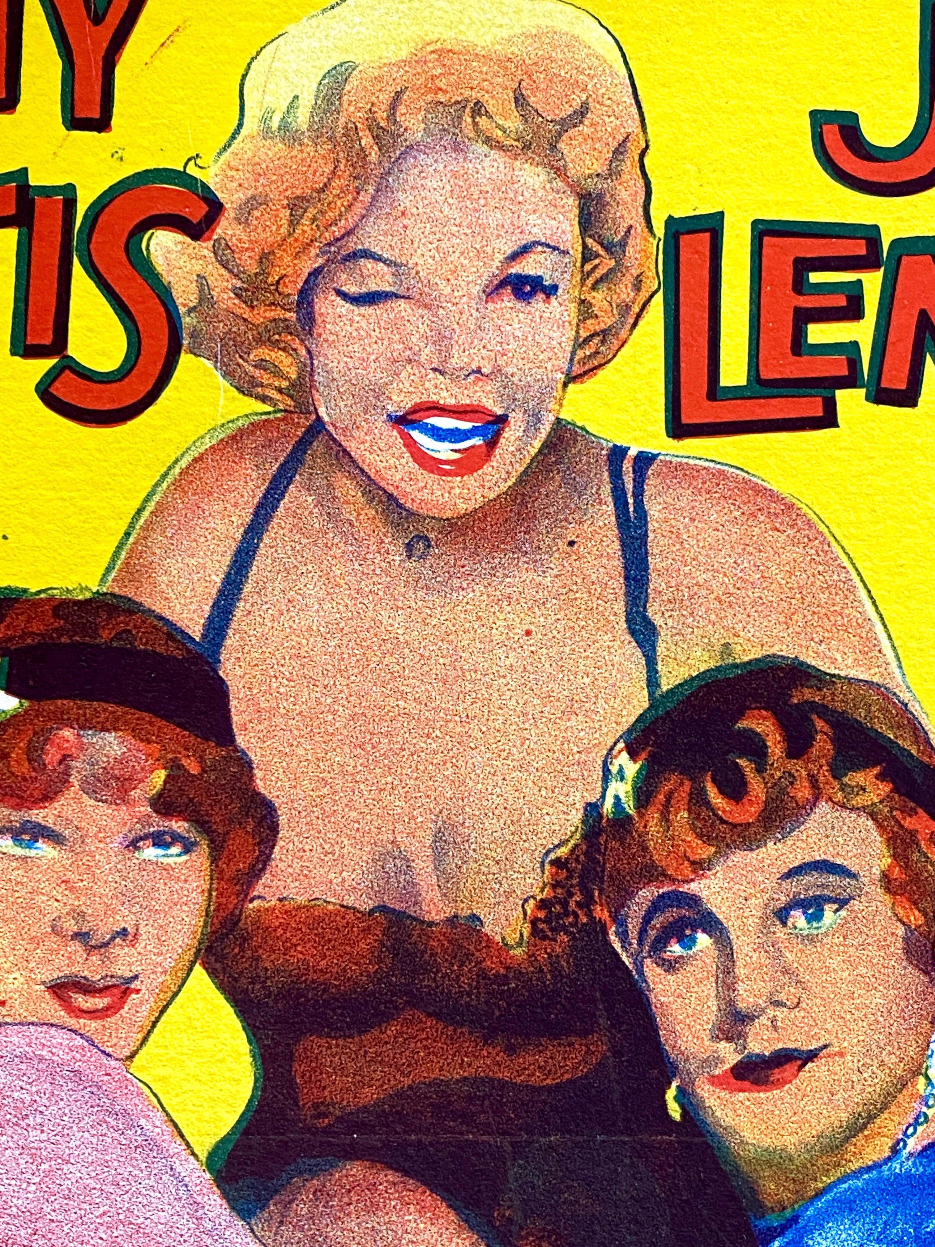 'Some Like It Hot' Original Vintage Movie Poster, Australian, 1960s In Good Condition In Devon, GB