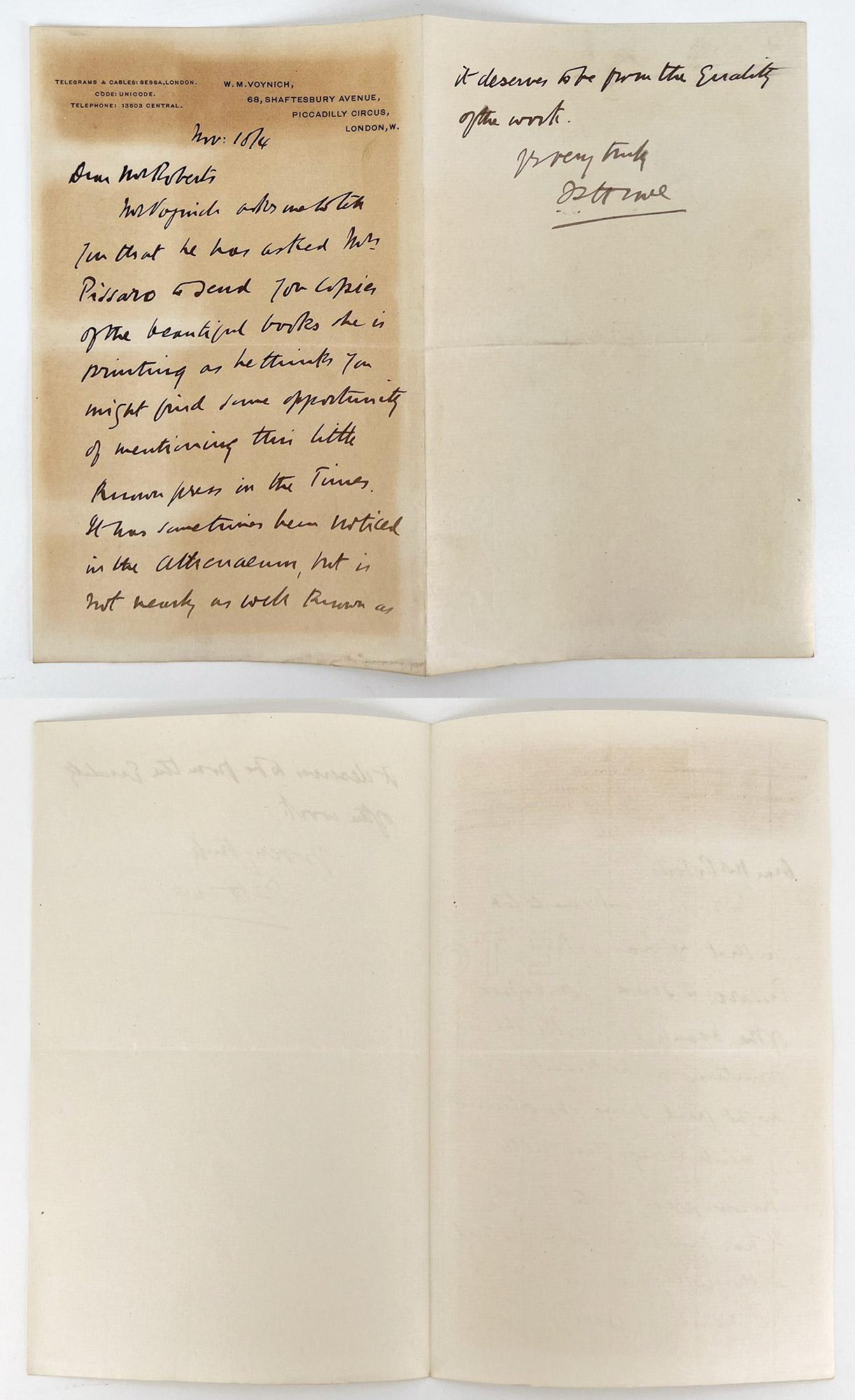 Alcune antiche ballate francesi e inglesi - ERAGNY PRESS in vendita 5