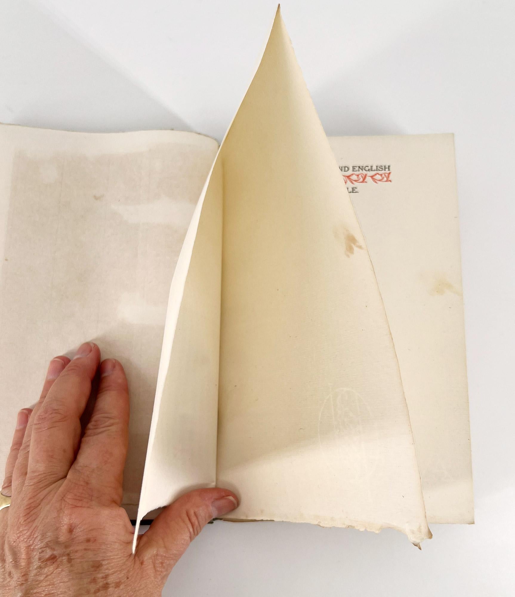 Alcune antiche ballate francesi e inglesi - ERAGNY PRESS in vendita 7