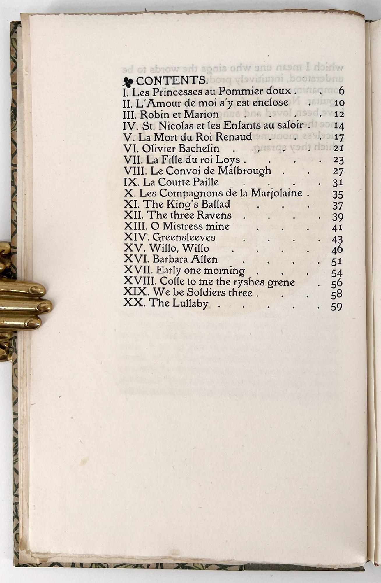 Alcune antiche ballate francesi e inglesi - ERAGNY PRESS in vendita 2