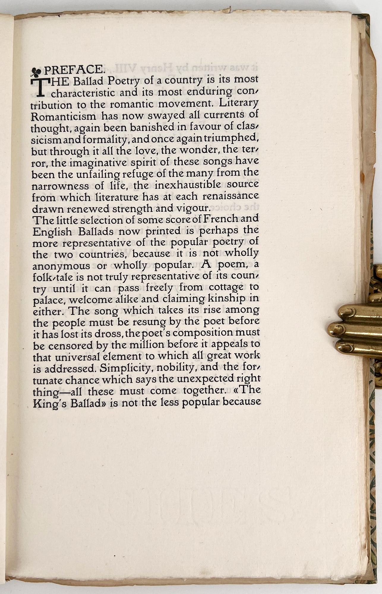Alcune antiche ballate francesi e inglesi - ERAGNY PRESS in vendita 3
