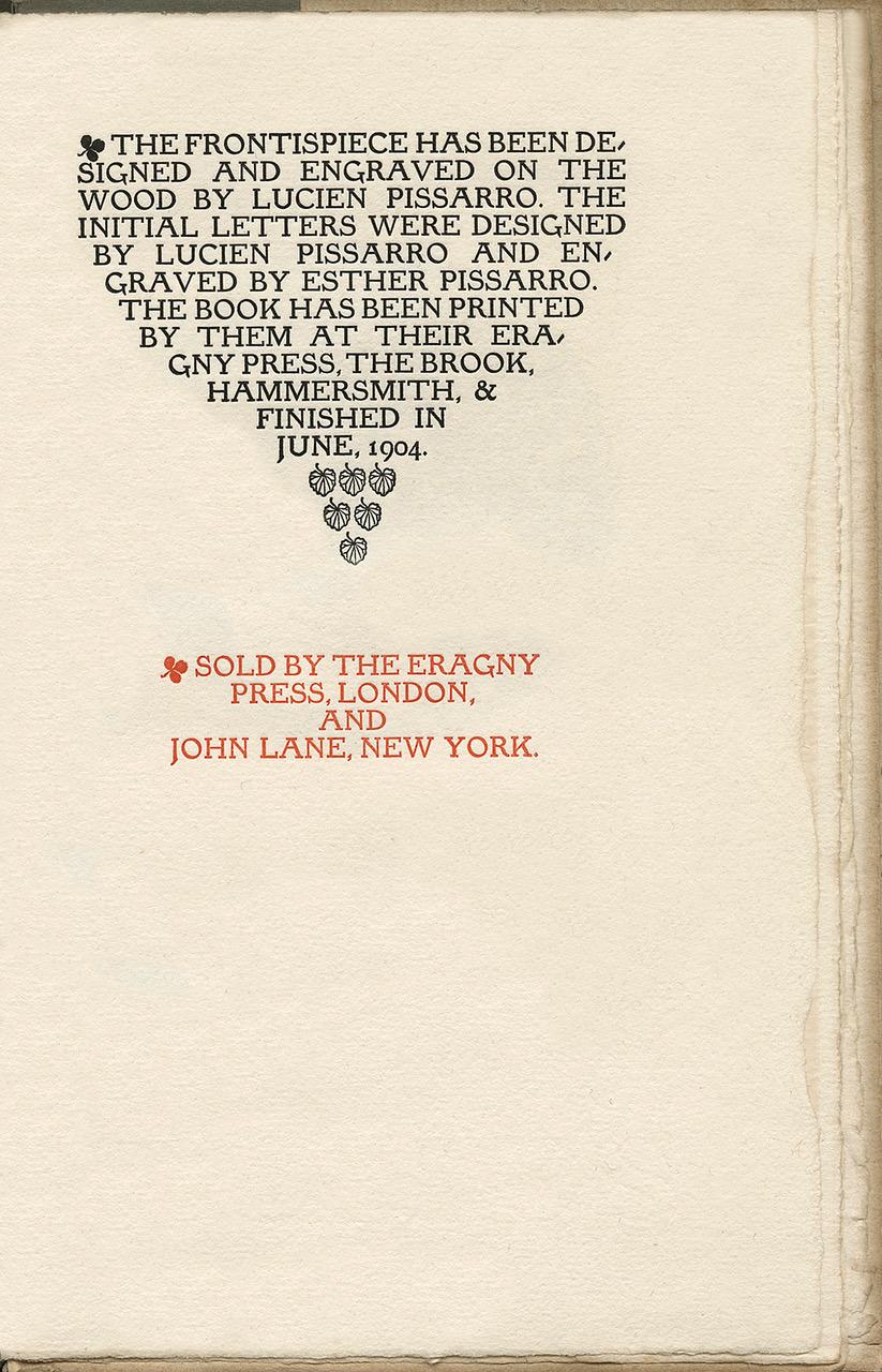 Paper Some Poems by Robert Browning - ERAGNY PRESS For Sale