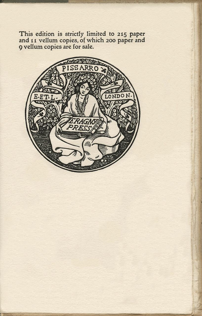 Some Poems by Robert Browning - ERAGNY PRESS For Sale 1