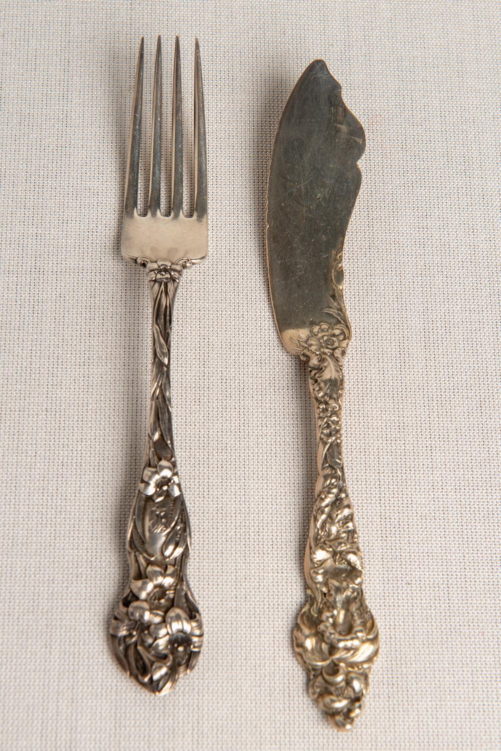 Beaded Some Silverware : Cake Scoop, Fork, Spoon for Ice For Sale