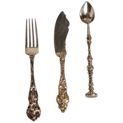 Some Silverware : Cake Scoop, Fork, Spoon for Ice